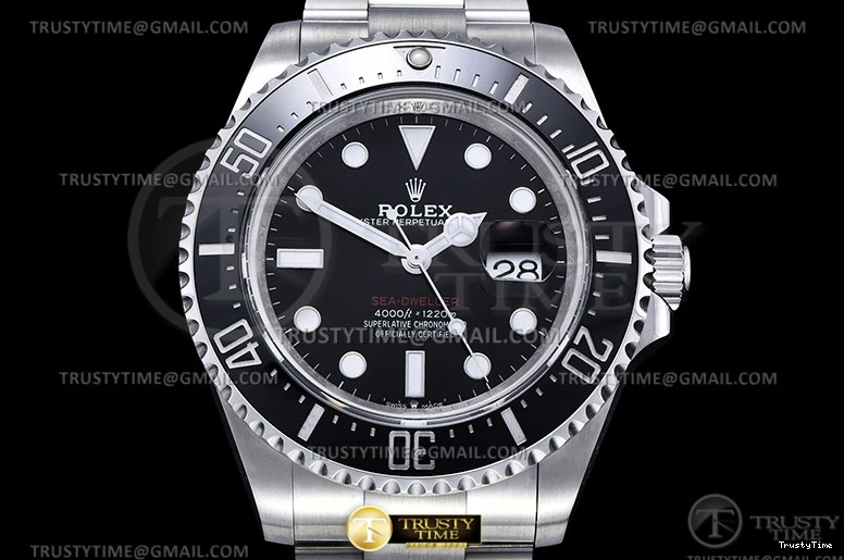0711 HighQuality ROLSD0105 – Seadweller 126600 43mm SS SS Single Red ARF V4 A 1002